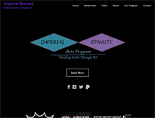 Tablet Screenshot of imperialdynasty.org