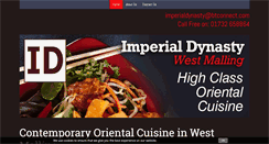 Desktop Screenshot of imperialdynasty.co.uk